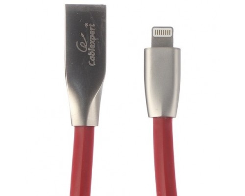 Кабель Cablexpert  для Apple CC-G-APUSB01R-1.8M, AM/Lightning, серия Gold, длина 1.8м, красный, блистер