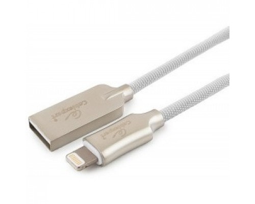 Кабель Cablexpert  для Apple CC-P-APUSB02W-1M MFI, AM/Lightning, серия Platinum, длина 1м, белый, блистер