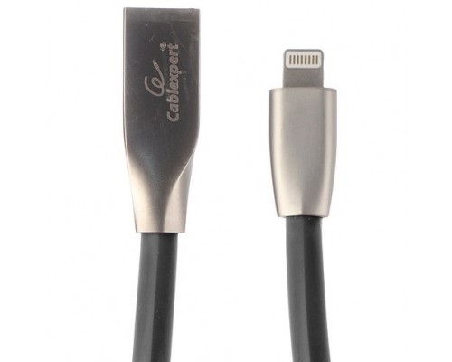 Кабель Cablexpert  для Apple CC-G-APUSB01Bk-1.8M, AM/Lightning, серия Gold, длина 1.8м, черный, блистер