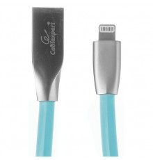 Кабель Cablexpert  для Apple CC-G-APUSB01Bl-1M, AM/Lightning, серия Gold, длина 1м, синий, блистер                                                                                                                                                        