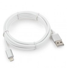 Cablexpert Кабель для Apple CC-S-APUSB01W-1.8M, AM/Lightning, серия Silver, длина 1.8м, белый, блистер                                                                                                                                                    