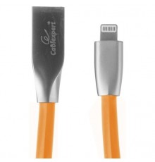 Кабель Cablexpert  для Apple CC-G-APUSB01O-1M, AM/Lightning, серия Gold, длина 1м, оранжевый, блистер                                                                                                                                                     