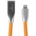 Кабель Cablexpert  для Apple CC-G-APUSB01O-1M, AM/Lightning, серия Gold, длина 1м, оранжевый, блистер