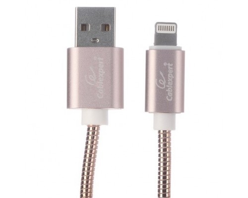 Кабель Cablexpert  для Apple CC-G-APUSB02Cu-1.8M, AM/Lightning, серия Gold, длина 1.8м, золото, блистер