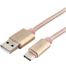 Кабель Cablexpert  USB 2.0 CC-U-USBC01Gd-1.8M AM/TypeC, серия Ultra, длина 1.8м, золотой, блистер                                                                                                                                                         
