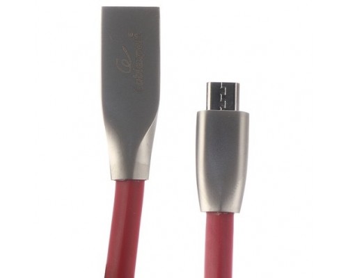 Кабель Cablexpert  USB 2.0 CC-G-mUSB01R-1.8M AM/microB, серия Gold, длина 1.8м, красный, блистер