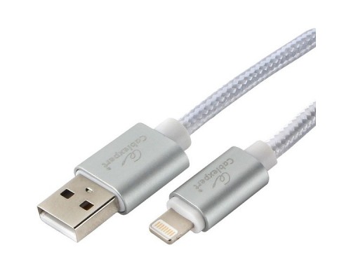 Кабель Cablexpert  для Apple CC-U-APUSB02S-1.8M AM/Lightning, серия Ultra, длина 1.8м, серебристый, блистер