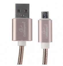 Кабель Cablexpert  USB 2.0 CC-G-mUSB02Cu-0.5M AM/microB, серия Gold, длина 0.5м, золото, блистер                                                                                                                                                          