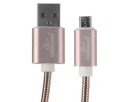 Кабель Cablexpert  USB 2.0 CC-G-mUSB02Cu-0.5M AM/microB, серия Gold, длина 0.5м, золото, блистер