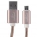 Кабель Cablexpert  USB 2.0 CC-G-mUSB02Cu-1M AM/microB, серия Gold, длина 1м, золото, блистер