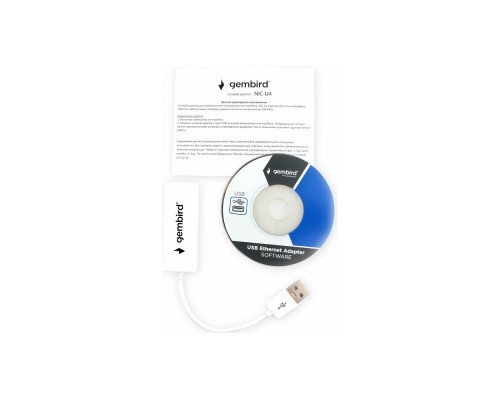 Сетевой адаптер Ethernet Gembird NIC-U4 USB 2.0 - Fast Ethernet adapter (272740)