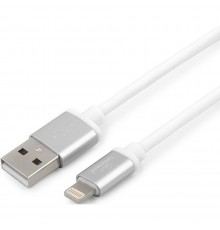 Cablexpert Кабель для Apple CC-S-APUSB01W-3M, AM/Lightning, серия Silver, длина 3м, белый, блистер                                                                                                                                                        