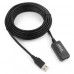 Кабель удлинитель USB 2.0 Cablexpert UAE016-BLACK