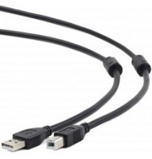 Кабель Cablexpert  USB 2.0 Pro CCF2-USB2-AMBM-6, AM/BM, 1.8м, экран, 2феррит.кольца, черный, пакет                                                                                                                                                        