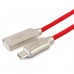 Кабель Cablexpert  USB 2.0 CC-P-mUSB02R-1M AM/microB, серия Platinum, длина 1м, красный, блистер