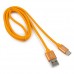 Кабель Cablexpert  USB 2.0 CC-S-USBC01O-1M, AM/Type-C, серия Silver, длина 1м, оранжевый, блистер