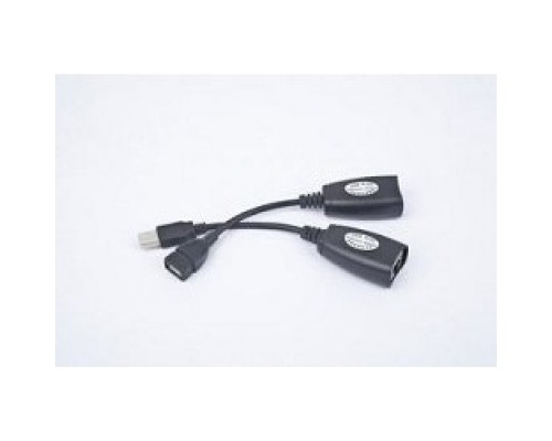 Gembird UAE-30M USB 2.0 кабель удлинительный AM/AF/RJ45Fx2  по витой паре