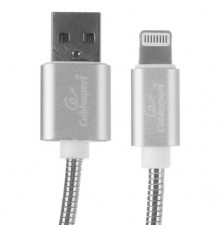 Cablexpert Кабель для Apple CC-G-APUSB02S-1M, AM/Lightning, серия Gold, длина 1м, серебро, блистер                                                                                                                                                        