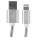 Cablexpert Кабель для Apple CC-G-APUSB02S-1M, AM/Lightning, серия Gold, длина 1м, серебро, блистер