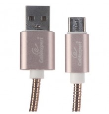 Cablexpert Кабель USB 2.0 CC-G-USBC02Cu-1M AM/Type-C, серия Gold, длина 1м, золото, блистер                                                                                                                                                               