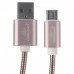 Кабель Cablexpert  USB 2.0 CC-G-USBC02Cu-1.8M AM/Type-C, серия Gold, длина 1.8м, золото, блистер