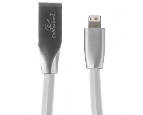 Cablexpert Кабель для Apple CC-G-APUSB01W-1M, AM/Lightning, серия Gold, длина 1м, белый, блистер
