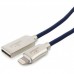 Кабель Cablexpert  для Apple CC-P-APUSB02Bl-1.8M MFI, AM/Lightning, серия Platinum, длина 1.8м, синий, блистер