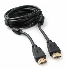 Cablexpert CCF2-HDMI4-10, Кабель HDMI 3м, v2.0, 19M/19M, черный, позол.разъемы, экран, 2 ферр кольца, пакет                                                                                                                                               
