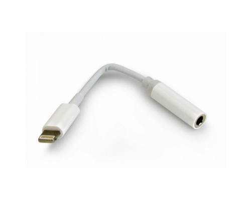 Cablexpert Переходник USB, Lightning/Jack3.5F, белый (CCA-LM3.5F-01-W)