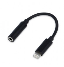 Cablexpert Переходник USB, Lightning/Jack3.5F, черный (CCA-LM3.5F-01)                                                                                                                                                                                     