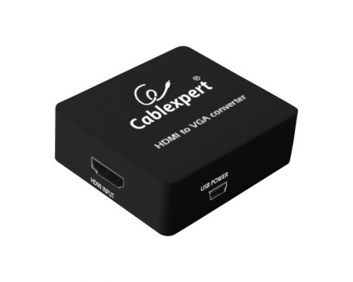 Gembird-Cablexpert Конвертер HDMI->VGA, t DSC-HDMI-VGA-001, HD19FxHD15F (DSC-HDMI-VGA-001)