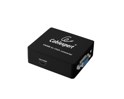 Gembird-Cablexpert Конвертер HDMI->VGA, t DSC-HDMI-VGA-001, HD19FxHD15F (DSC-HDMI-VGA-001)