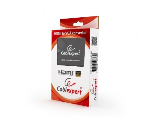 Gembird-Cablexpert Конвертер HDMI->VGA, t DSC-HDMI-VGA-001, HD19FxHD15F (DSC-HDMI-VGA-001)