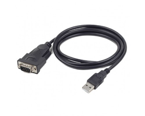 Gembird Конвертер USB->SERIAL UAS-DB9M-02 AM/DB9M, 1,5 м, PL2303TA, WinXP-Win8, черный, пакет