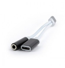 Cablexpert Переходник USB Type-C/Jack3.5 F+ Type-C F, черный, блистер (CCA-UC3.5F-02)                                                                                                                                                                     