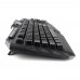 Клавиатура Gembird KB-G410L, USB, черный, 114 кл., м/медиа, Rainbow, кабель 1.5м
