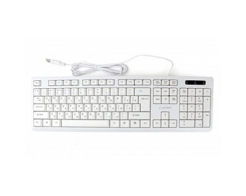 Клавиатура Gembird KB-8355U,USB,белый, 104 клавиши, кабель 1,5м