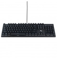 Клавиатура игровая Gembird KB-G550L USB, бирюзовый металлик, переключатели Outemu Blue, 104 клавиши, подсветка 7 цветов 20 режимов, FN, кабель тканевый 1.8м                                                                                              