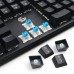 Клавиатура игровая Gembird KB-G550L USB, бирюзовый металлик, переключатели Outemu Blue, 104 клавиши, подсветка 7 цветов 20 режимов, FN, кабель тканевый 1.8м