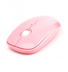 Мышь беспров. Gembird MUSW-390, 2.4ГГц, 2 кнопки + колесо кнопка,1000DPI розовый глянец                                                                                                                                                                   