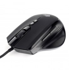 Gembird MG-570 USB Мышь игровая, черный, 7 кн, 3200 DPI, 6 реж.подсв., кабель ткан 1.8м                                                                                                                                                                   