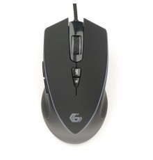 Мышь игровая Gembird MG-800, USB, чёрн., 3200DPI, 7 кн., рег. подсв., каб. тканевый 1.8 м                                                                                                                                                                 