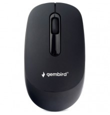 Gembird MUSW-365 Мышь беспроводная, 2.4ГГц, черн, покрытие soft touch, 3кн, 1000DPI - MUSW-365                                                                                                                                                            