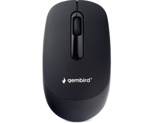 Gembird MUSW-365 Мышь беспроводная, 2.4ГГц, черн, покрытие soft touch, 3кн, 1000DPI - MUSW-365