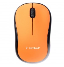 Gembird MUSW-275 Мышь беспроводная, оранжевый, 2.4ГГц, 2кн+колесо-мышка, 1000 DPI, оптический                                                                                                                                                             