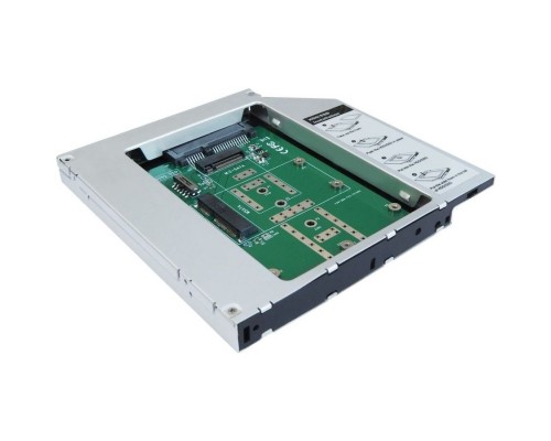 Сменный бокс для HDD/SSD AgeStar SMNF2S SATA металл серебристый 2.5