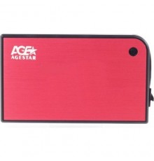 Внешний корпус для HDD SATA 2.5” AgeStar 3UB2A14 (RED)                                                                                                                                                                                                    