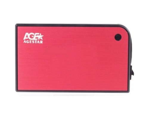 Внешний корпус для HDD SATA 2.5” AgeStar 3UB2A14 (RED)