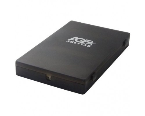 Внешний корпус для hdd AgeStar SUBCP1 SATA пластик черный 2.5