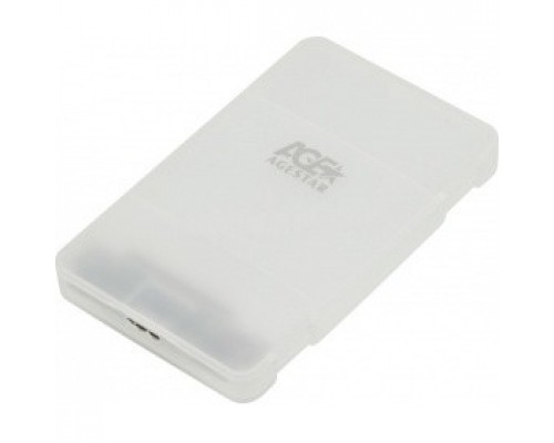 Внешний корпус для HDD SATA 2.5” AgeStar 3UBCP3 3UBCP3 (WHITE)